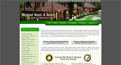 Desktop Screenshot of hotelswayanad.com